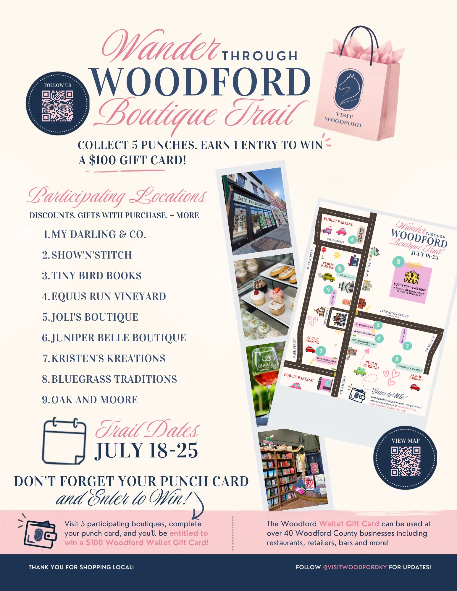 Woodford’s Boutique Trail